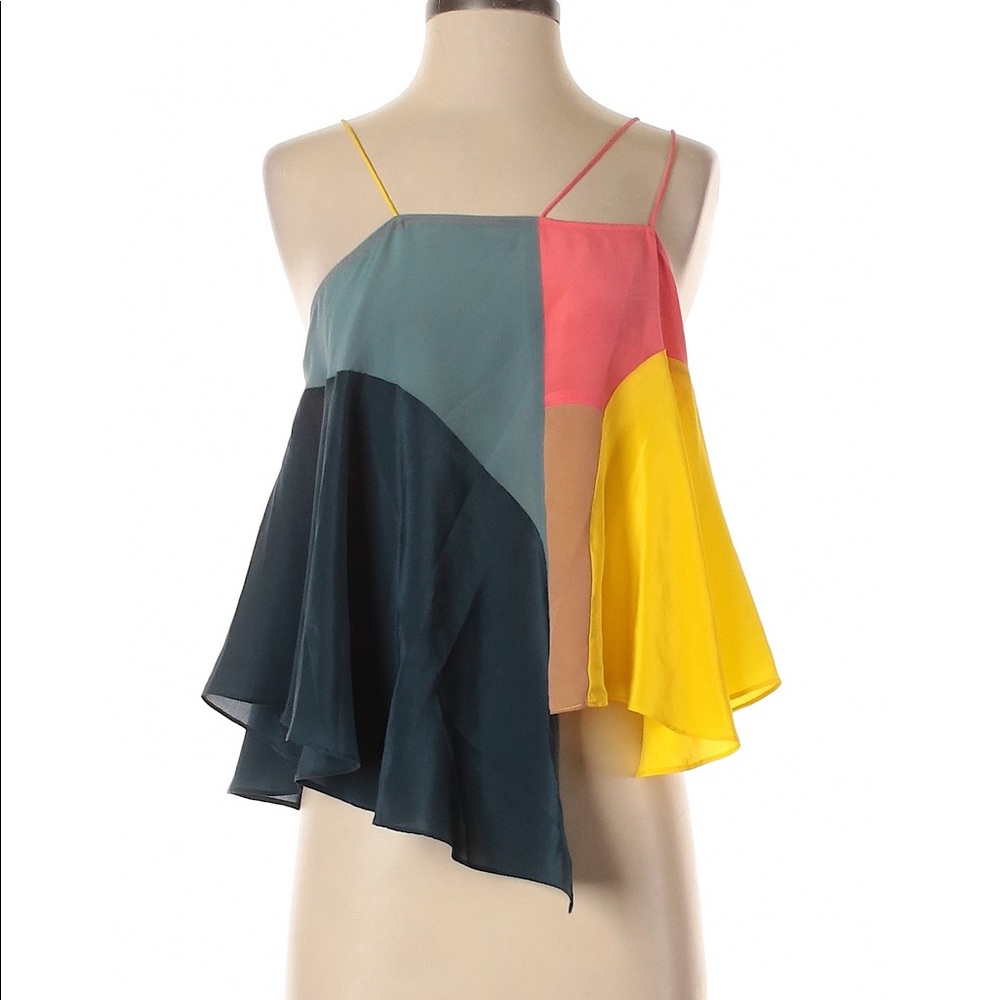Lilka Anthropologie Silk Tank Top